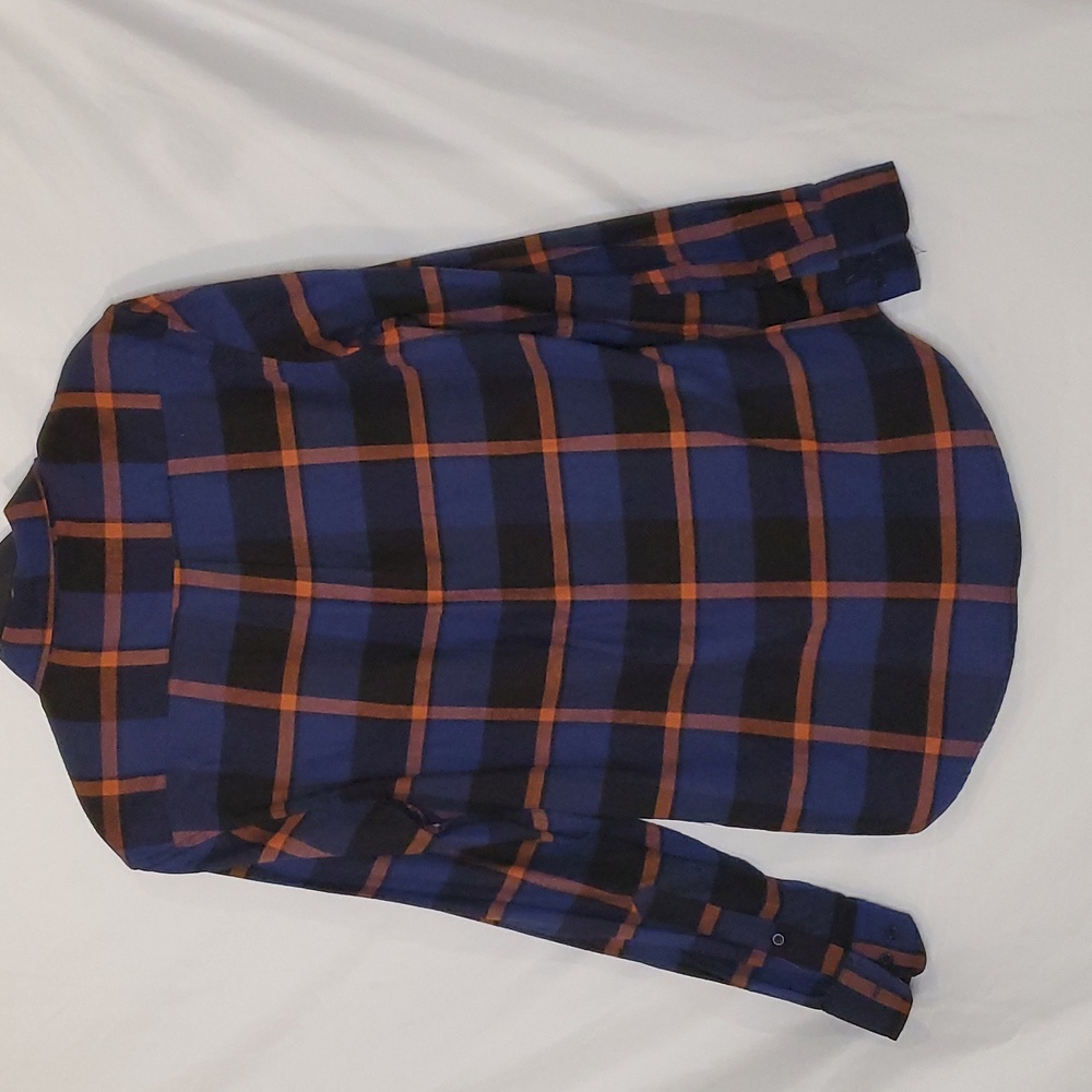 U.S. Polo Assn. Flannel Long Sleeve Button Down Shirt Mens Small Fall Colors NWT - Picture 2 of 7